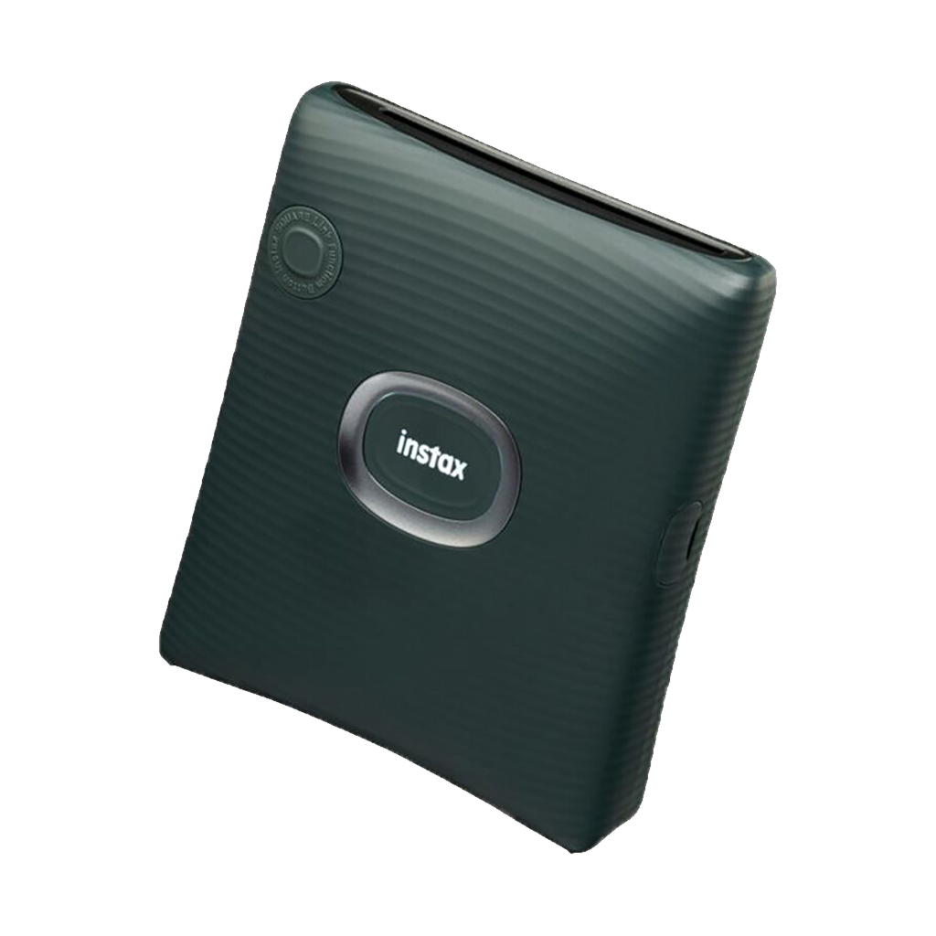 Fujifilm Instax Square Link Smartphone Printer with 1 Film and Case (Midnight Green)