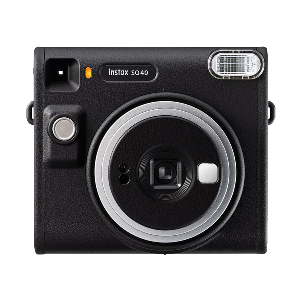 Fujifilm Instax Square SQ40 Instant Film Camera with 1 Film and Case (Black)