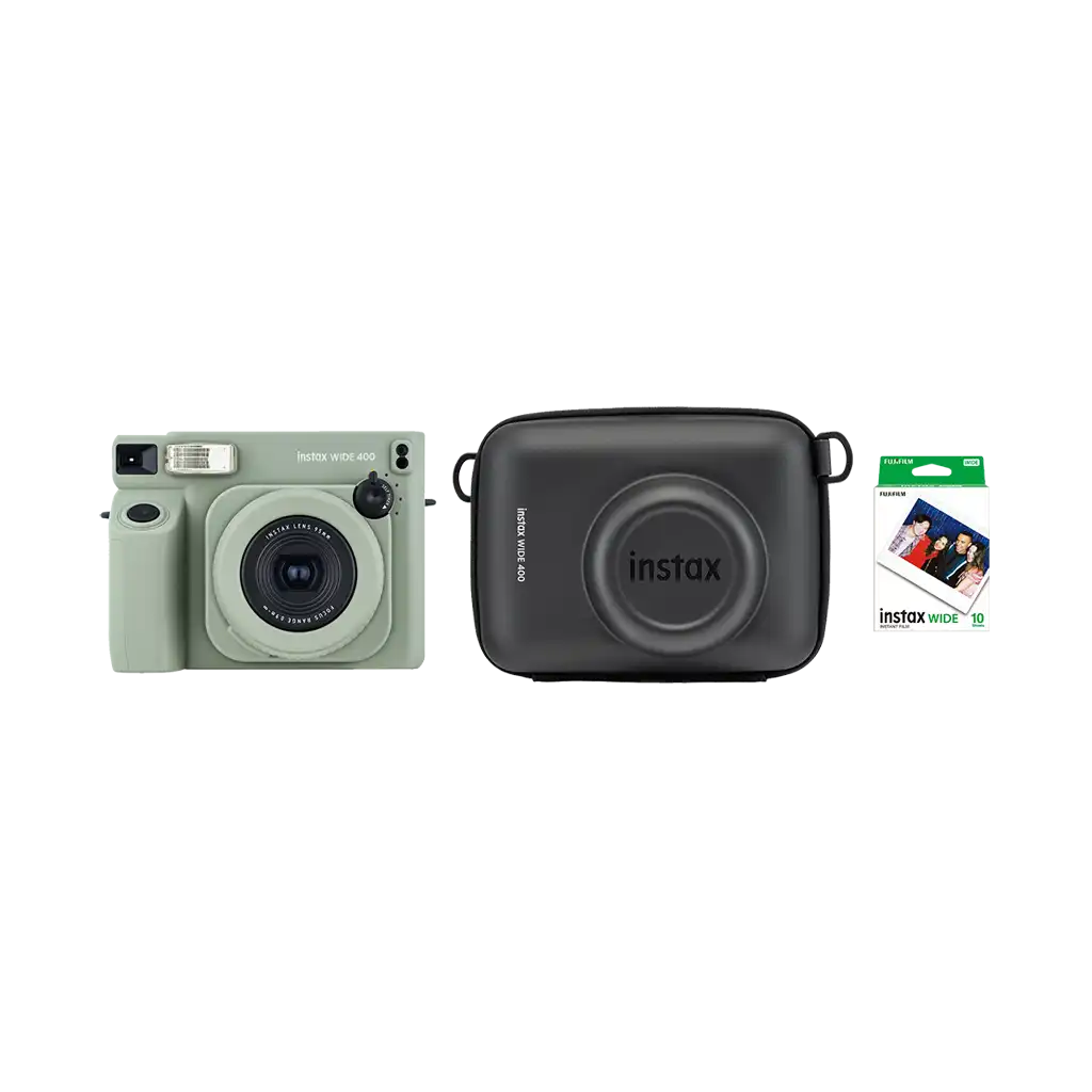 Fujifilm Instax Wide 400 Instant Film Camera with 1 Film and Case