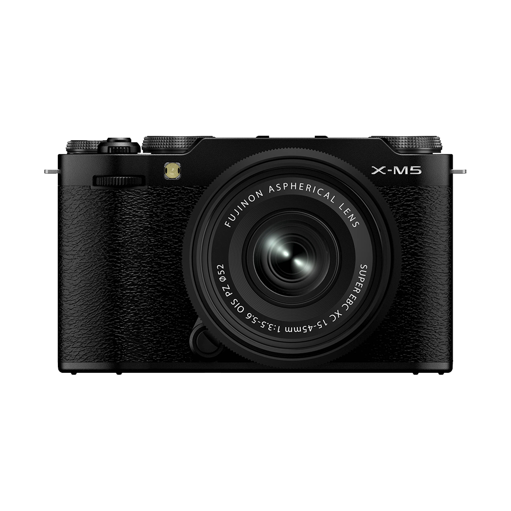 Fujifilm X-M5 Mirrorless Camera with XC 15-45mm f/3.5-5.6 Lens (Black)