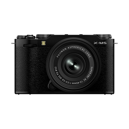 Fujifilm X-M5 Mirrorless Camera with XC 15-45mm f/3.5-5.6 Lens (Black)