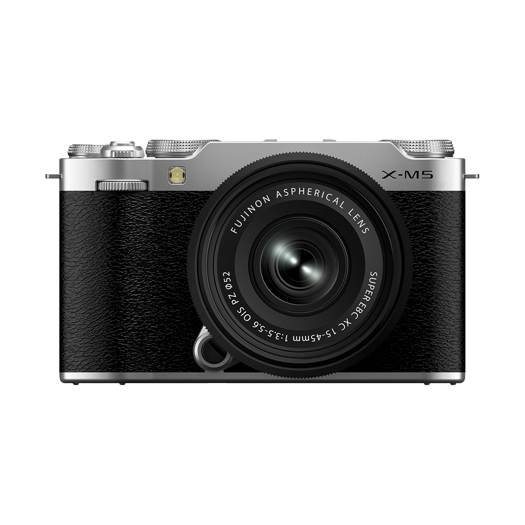 USED Fujifilm X-M5 Mirrorless Camera with XC 15-45mm f/3.5-5.6 Lens (Silver) - Rating 8/10 (SH10385)