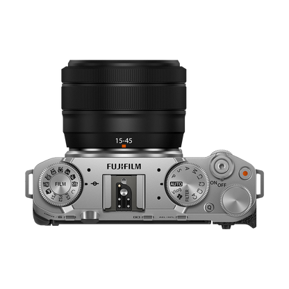 Fujifilm X-M5 Mirrorless Camera with XC 15-45mm f/3.5-5.6 Lens (Silver)