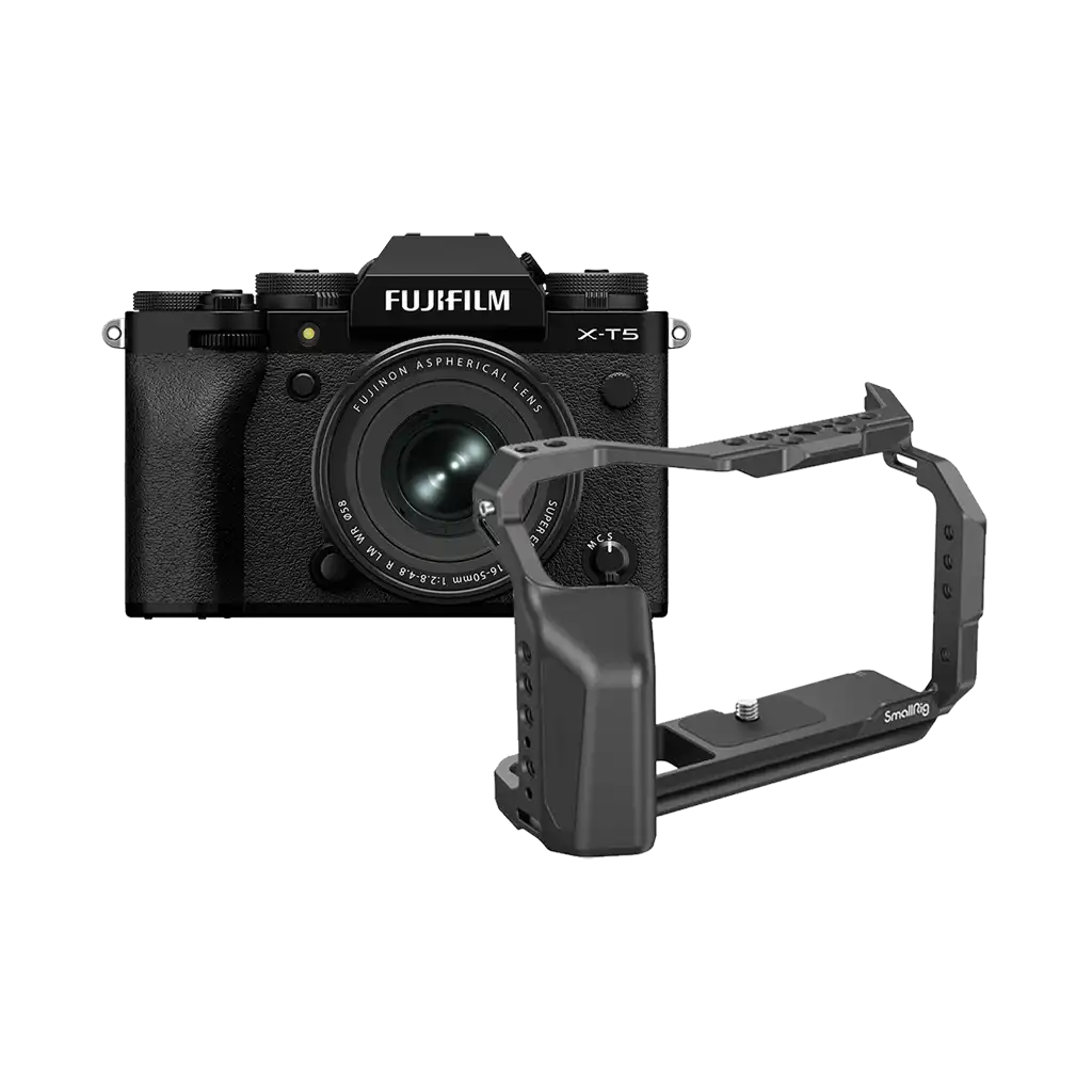 Fujifilm X-T5 Mirrorless Camera with XF 16-50mm f/2.8-4.8 Lens (Black) with Free SmallRig Cage 4135 (Valued at R1,660)