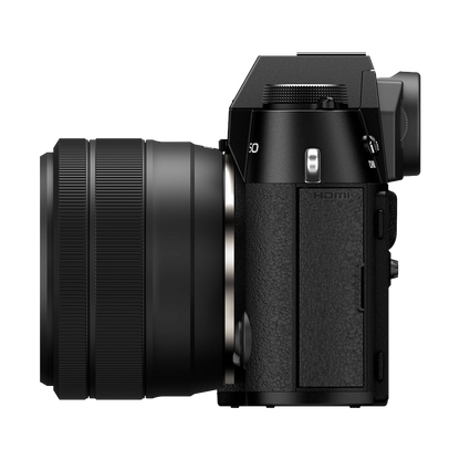 Fujifilm X-T50 Mirrorless Camera with 15-45mm f/3.5-5.6 Lens (Black)