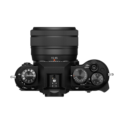 Fujifilm X-T50 Mirrorless Camera with 15-45mm f/3.5-5.6 Lens (Black)