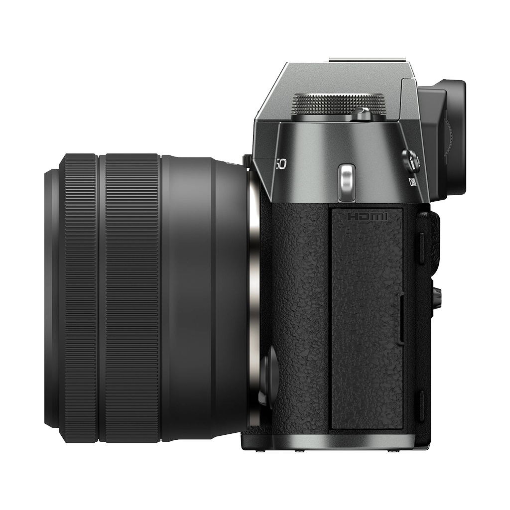 Fujifilm X-T50 Mirrorless Camera with 15-45mm f/3.5-5.6 Lens (Charcoal Silver)