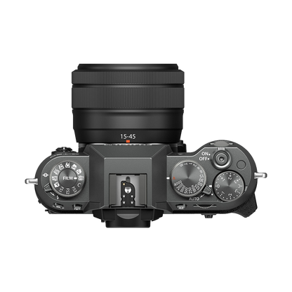 Fujifilm X-T50 Mirrorless Camera with 15-45mm f/3.5-5.6 Lens (Charcoal Silver)