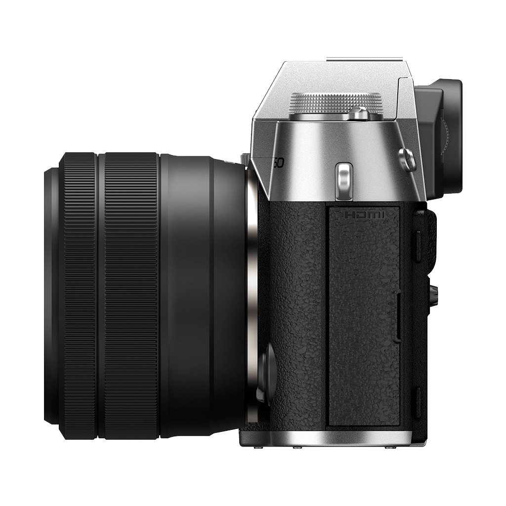 Fujifilm X-T50 Mirrorless Camera with 15-45mm f/3.5-5.6 Lens (Silver)