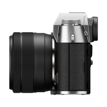 Fujifilm X-T50 Mirrorless Camera with 15-45mm f/3.5-5.6 Lens (Silver)