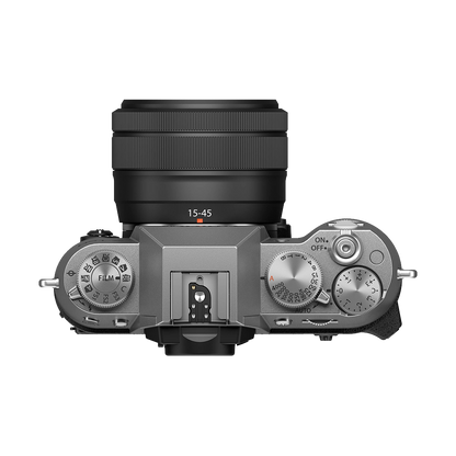 Fujifilm X-T50 Mirrorless Camera with 15-45mm f/3.5-5.6 Lens (Silver)