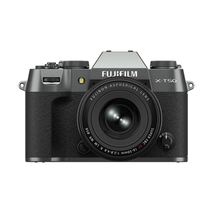 Fujifilm X-T50 Mirrorless Camera with 16-50mm Lens (Charcoal Silver)