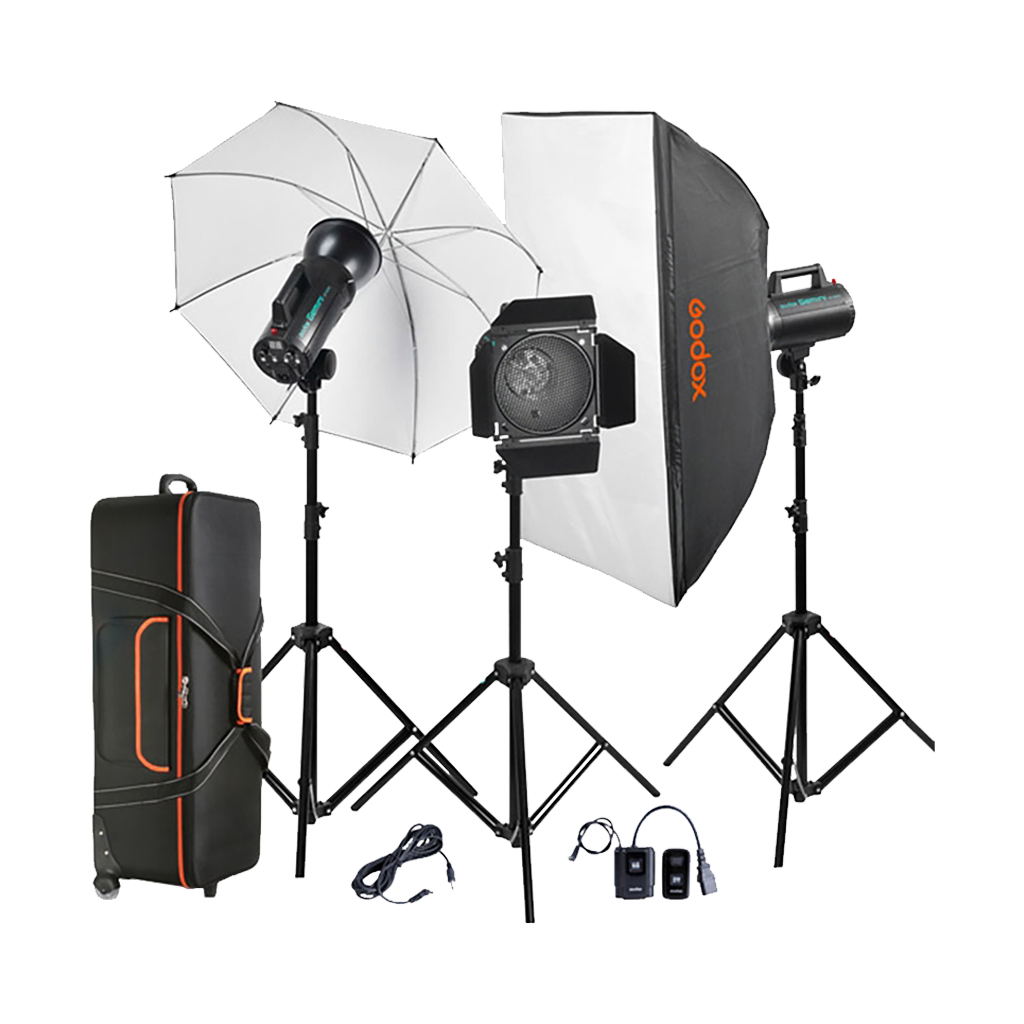 Godox GS400II 3-Light Studio Kit