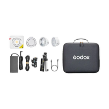 Godox ML100R RGB Portable LED Light Kit (36Â° Lens and NP-F Handgrip)