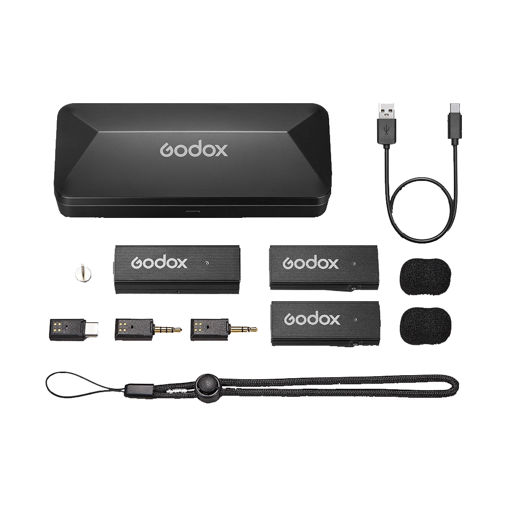 Godox MoveLink Mini UC 2-Person Wireless Microphone System for Cameras and Mobile Devices