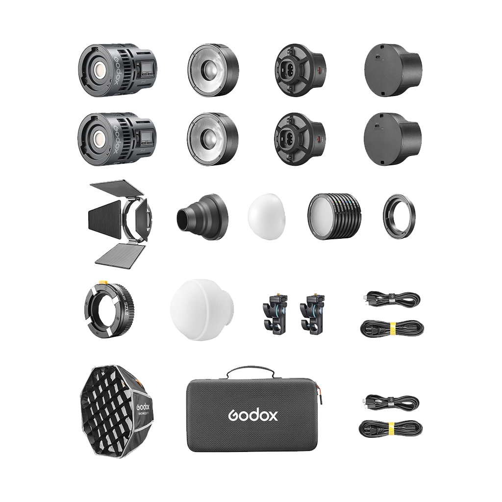 Godox RS60R RGB LED Monolight 2-Light Kit