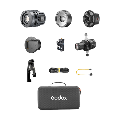 Godox RS60R RGB LED Monolight with Projection Attachment Kit