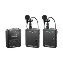 Godox WMicS2 UHF Compact 2-Person Wireless Microphone System for Cameras and Smartphones with 3.5mm