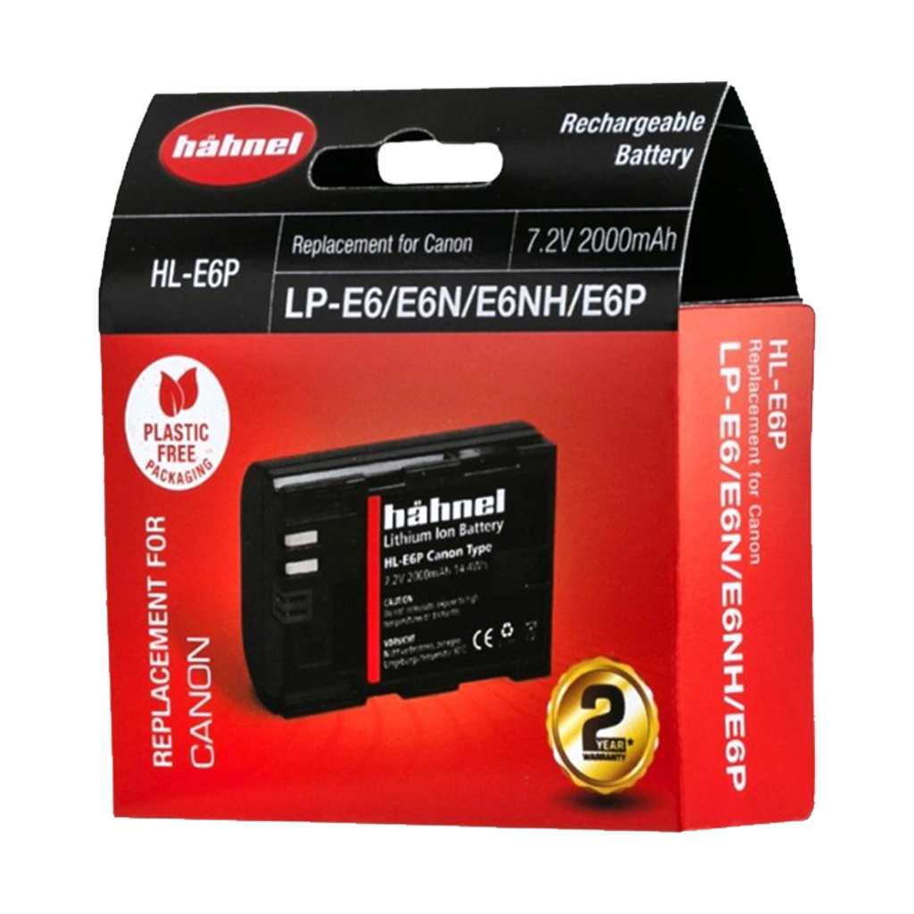 Hahnel HL-E6P Battery Pack for Canon (LP-E6, LP-E6N, LP-E6NH, LP-E6P)