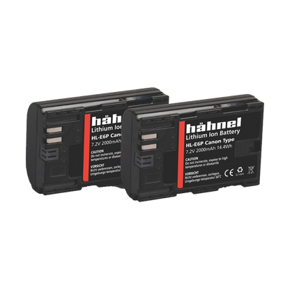 Hahnel HL-E6P Twin Battery Pack for Canon (LP-E6, LP-E6N, LP-E6NH, LP-E6P)