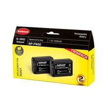 Hahnel HL-XW50 Twin Battery Pack for Sony (NP-FW50)