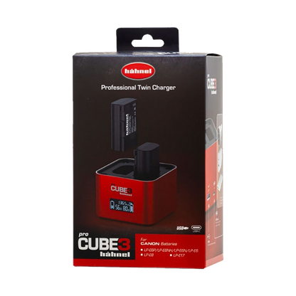 Hahnel ProCube3 Charger for Select Canon Batteries