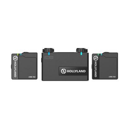 Hollyland LARK 150 2-Person Compact Digital Wireless Microphone System (2.4 GHz, Black)