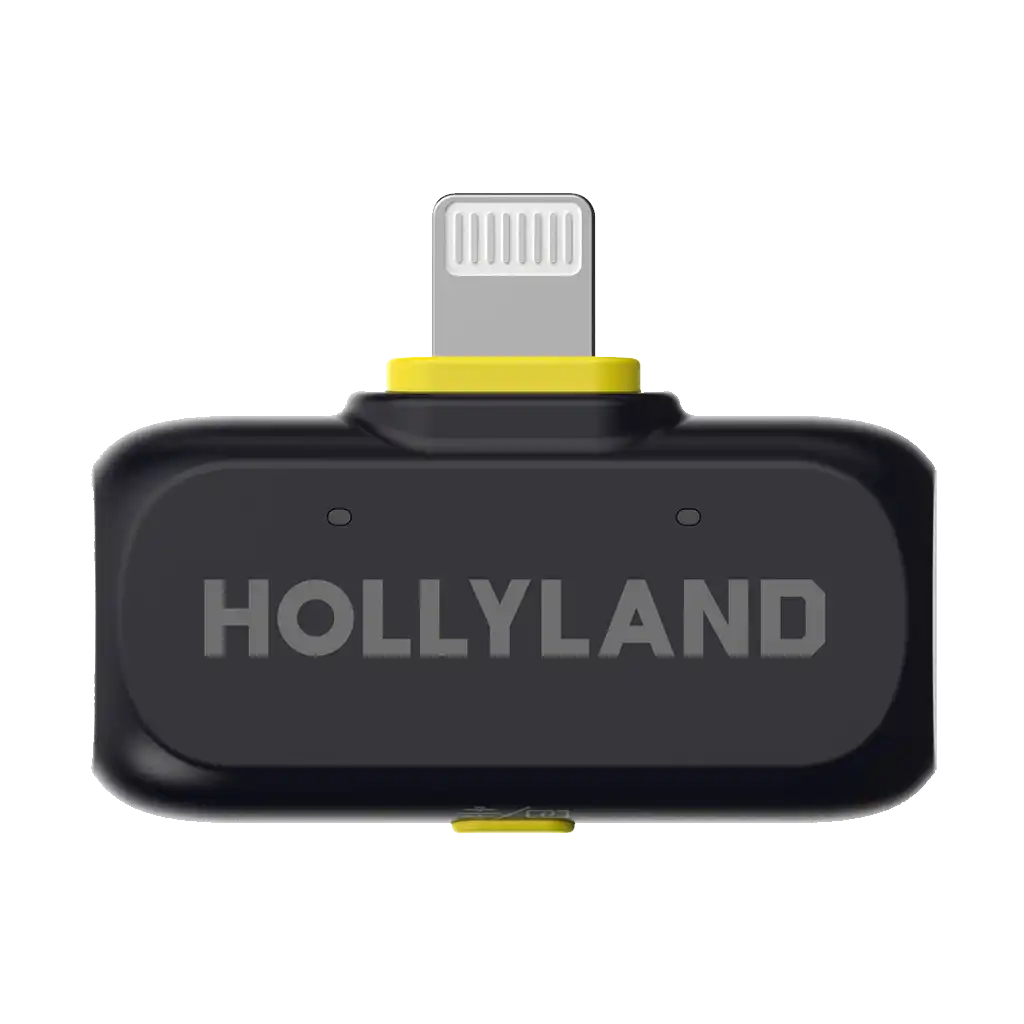 Hollyland LARK A1 Wireless Plug-In Receiver with Lightning Connector for iOS Devices (Space Gray, 2.4 GHz)