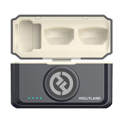 Hollyland LARK M2 DUO 2-Person Wireless Combo Microphone System (2.4 GHz, Shine Charcoal)