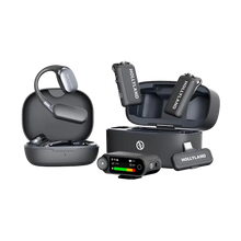 Hollyland LARK MAX 2 Ultimate Combo 2-Person Wireless Microphone System for Cameras and Mobile Devices (Space Gray, 2.4 GHz)
