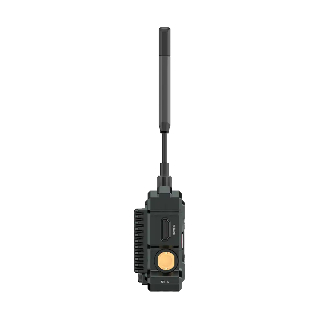 Hollyland Pyro S transmitter HDMI connection side view