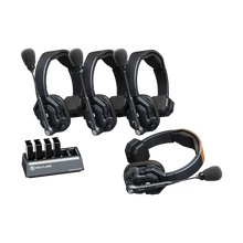 Hollyland Solidcom SE Global 4S 4-Person Full-Duplex Single-Ear Noise-Canceling Headset Intercom System
