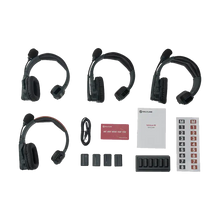 Hollyland Solidcom SE Global 4S 4-Person Full-Duplex Single-Ear Noise-Canceling Headset Intercom System