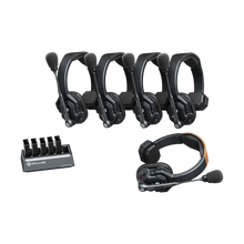 Hollyland Solidcom SE Global 5S 5-Person Full-Duplex Single-Ear Noise-Canceling Headset Intercom System