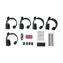 Hollyland Solidcom SE Global 5S 5-Person Full-Duplex Single-Ear Noise-Canceling Headset Intercom System
