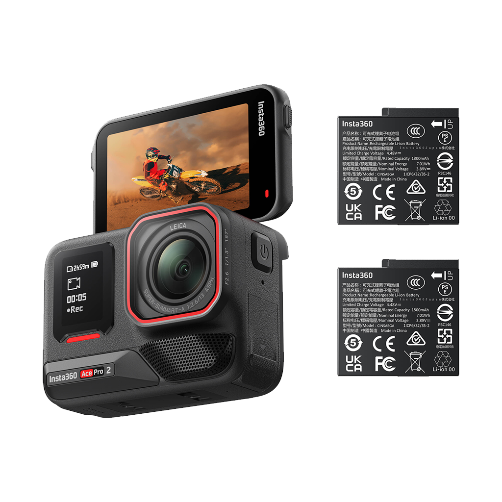 Insta360 Ace Pro 2 Action Camera Dual Battery Xplorer Bundle