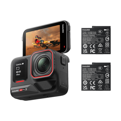 Insta360 Ace Pro 2 Action Camera Dual Battery Xplorer Bundle