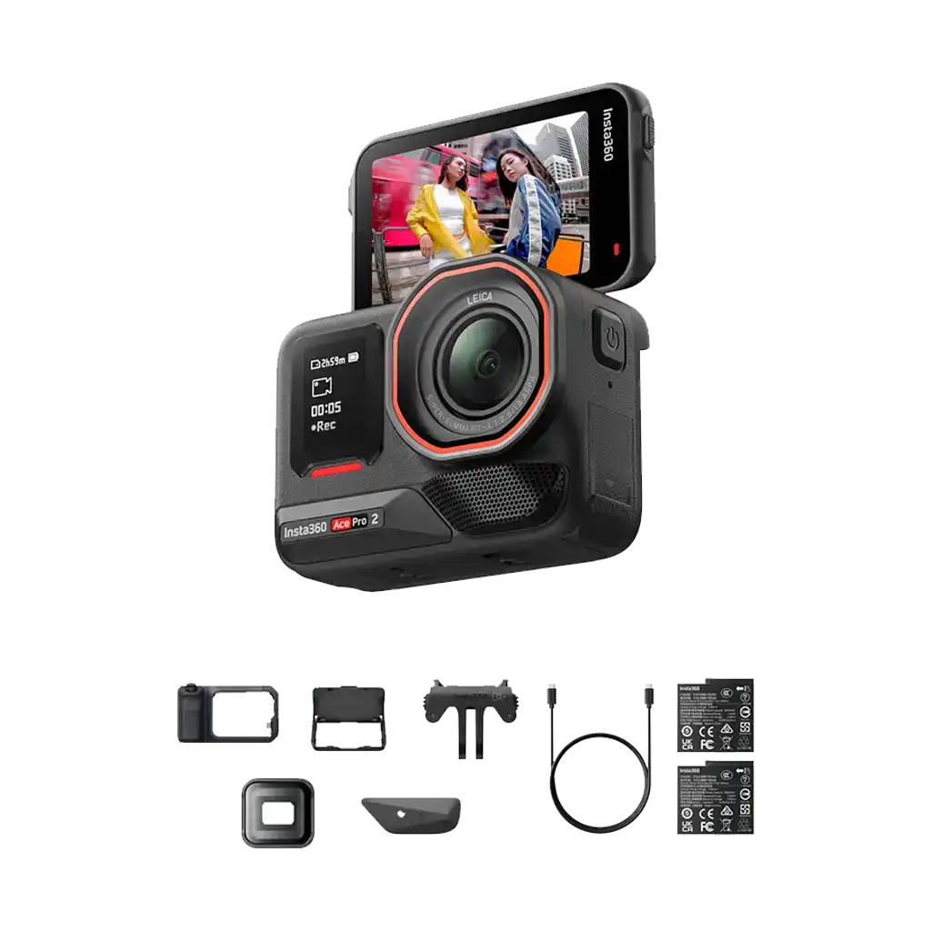 Insta360 Ace Pro 2 Action Camera Dual Battery Videography Bundle (Limited Edition)