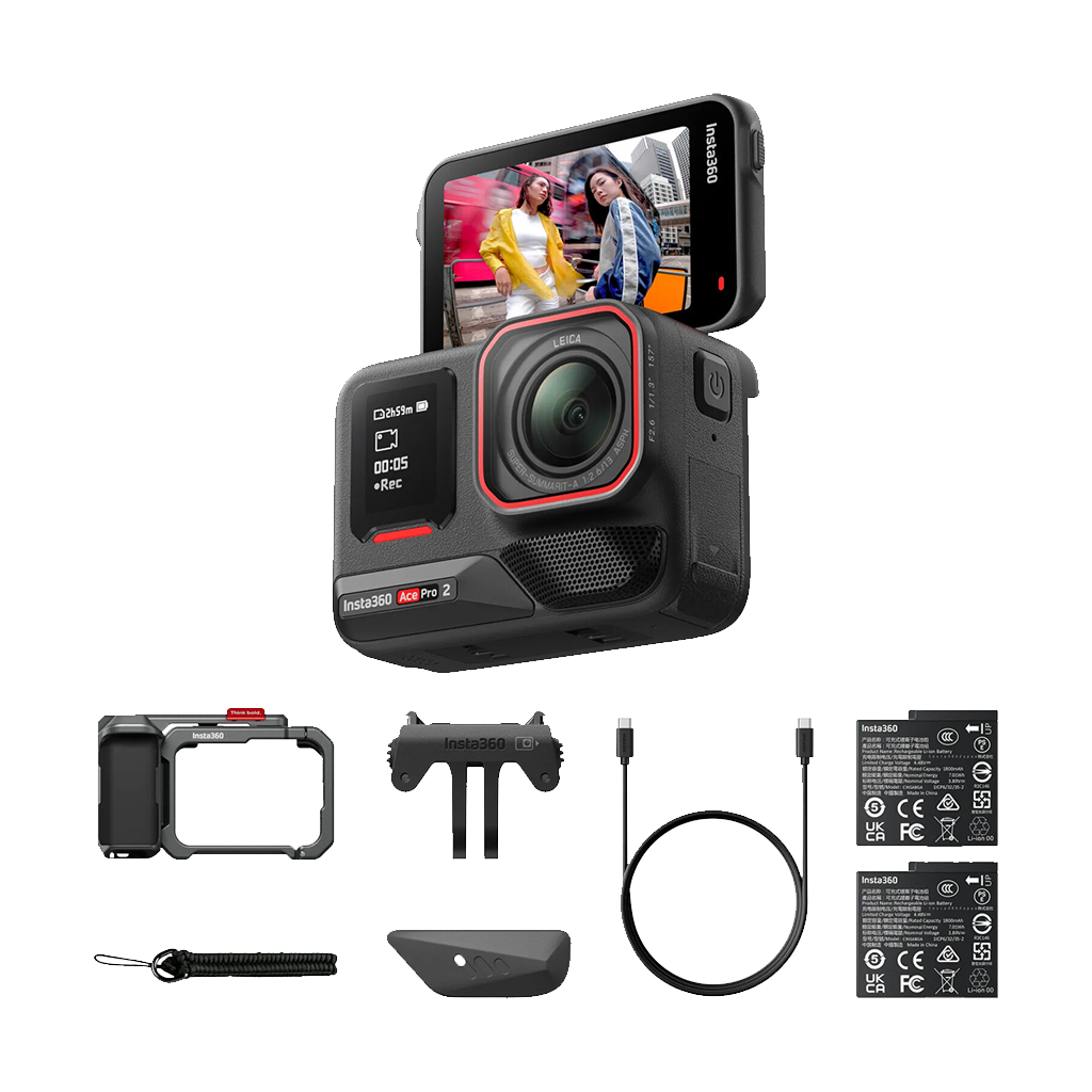 Insta360 Ace Pro 2 Action Camera Dual Battery Xplorer Bundle
