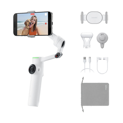 Insta360 Flow 2 Pro Smartphone Gimbal Stabilizer Creator Kit (Gray)