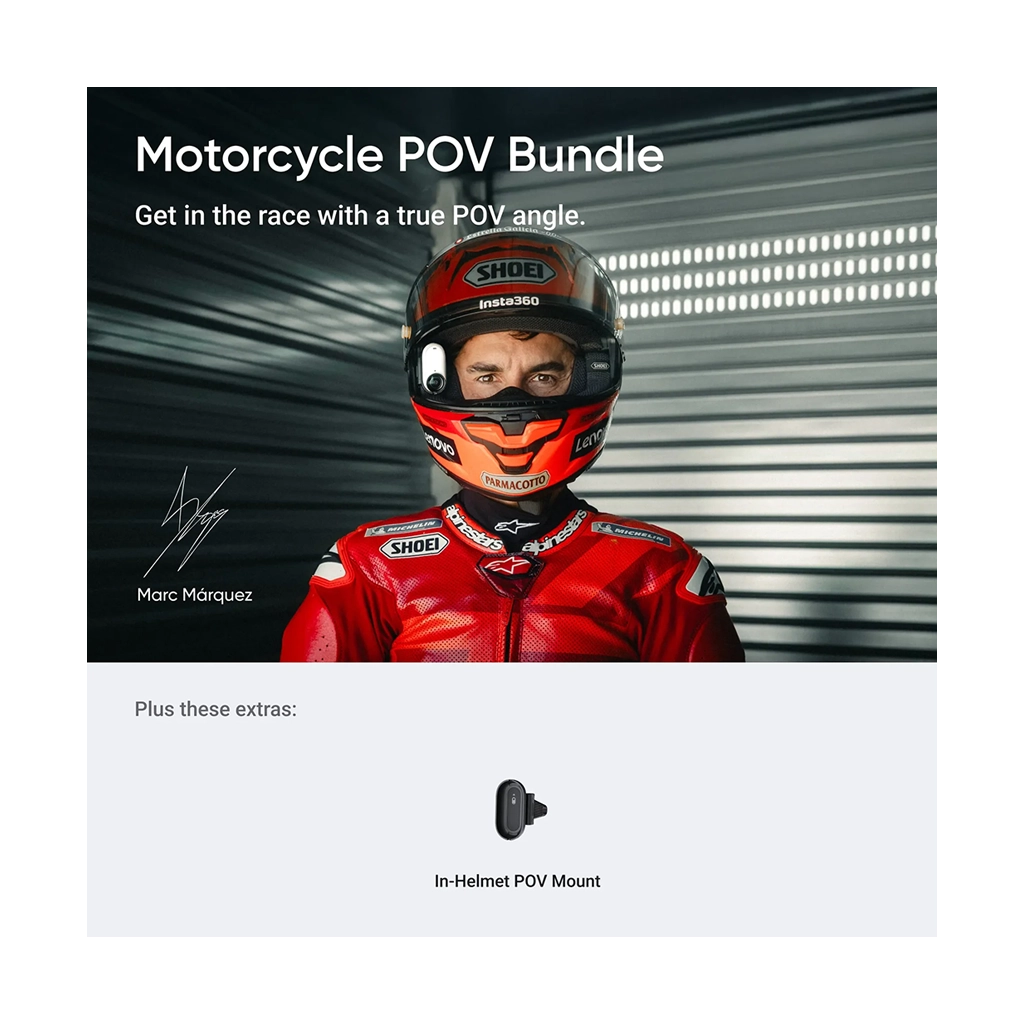 Insta360 GO 3S Motorcycle In-Helmet POV Kit