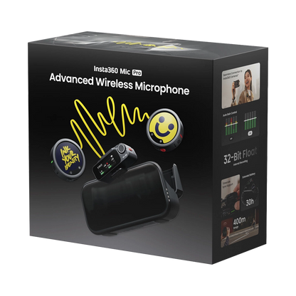 Insta360 Mic Pro 2-Person Wireless System (2.4 GHz)