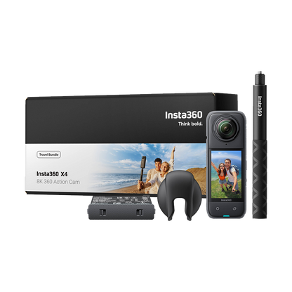 Insta360 X4 360° 8K Camera Travel Kit
