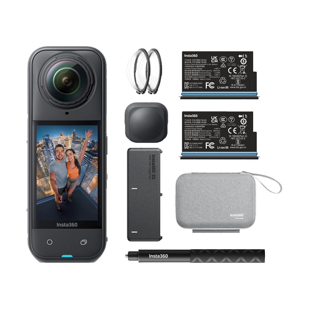 Insta360 X5 360 Action Camera Essentials Bundle