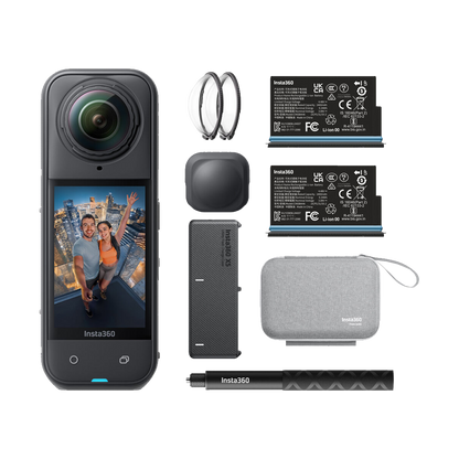 Insta360 X5 360 Action Camera Essentials Bundle