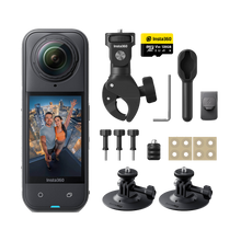 Insta360 X5 360 Action Camera Motorcycle Multiview Bundle