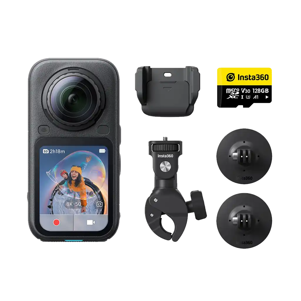 Insta360 X6 360 8K Camera Motorcycle Bundle