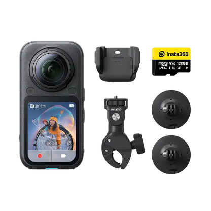 Insta360 X6 360 8K Camera Motorcycle Bundle