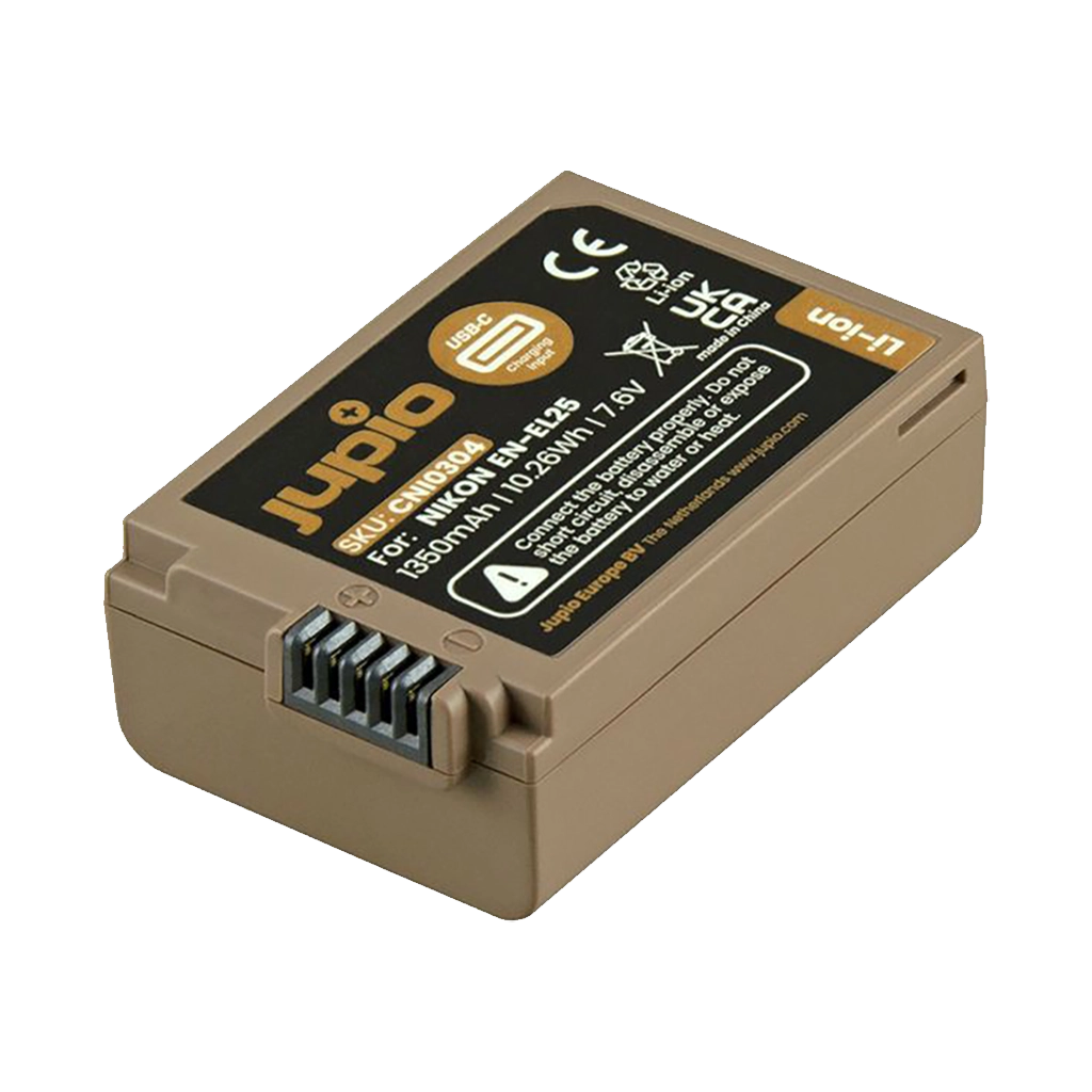 Jupio 1350mAh Battery for Nikon EN-EL25 Ultra C with USB-C Port