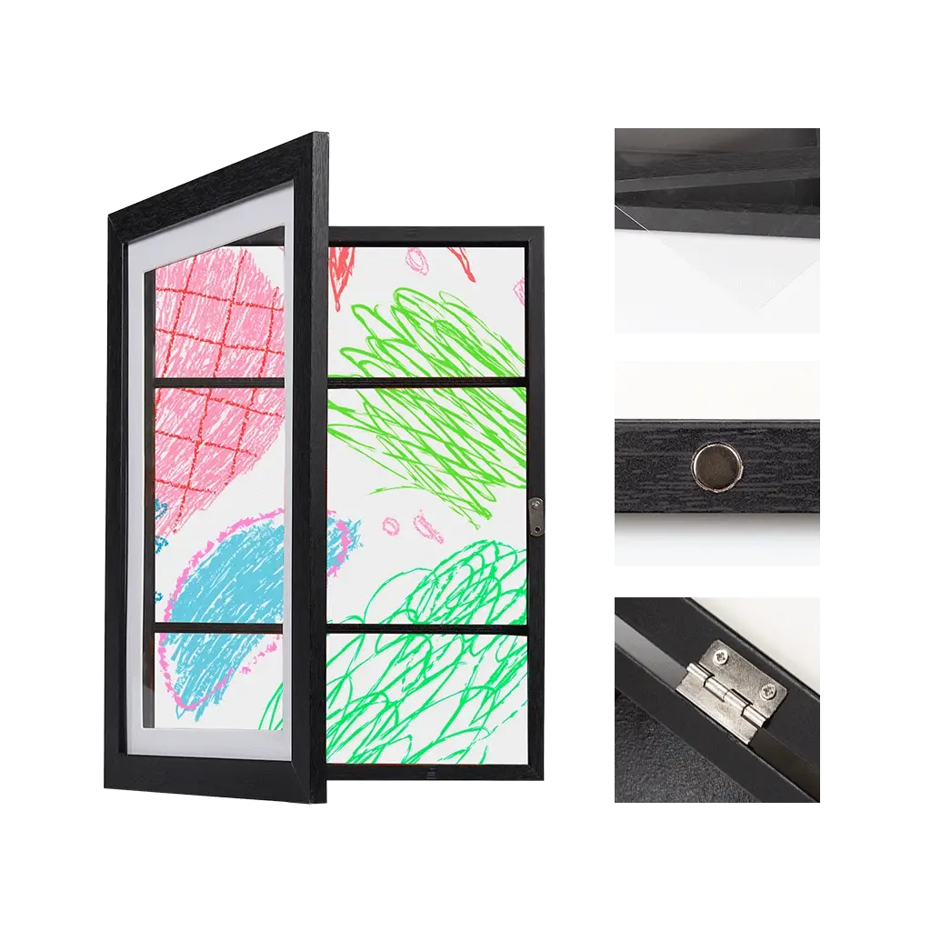 Kids Art Storage Frame (A3 - Black)